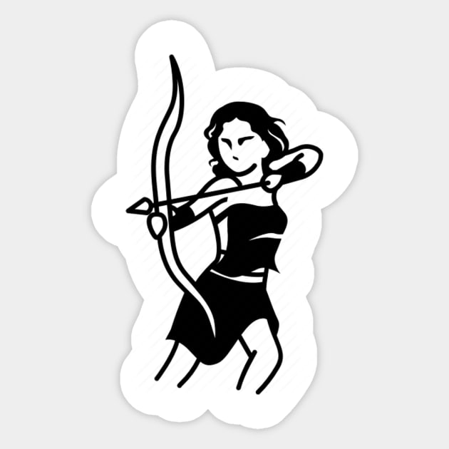 Artemis Sticker by HELLINISMOS